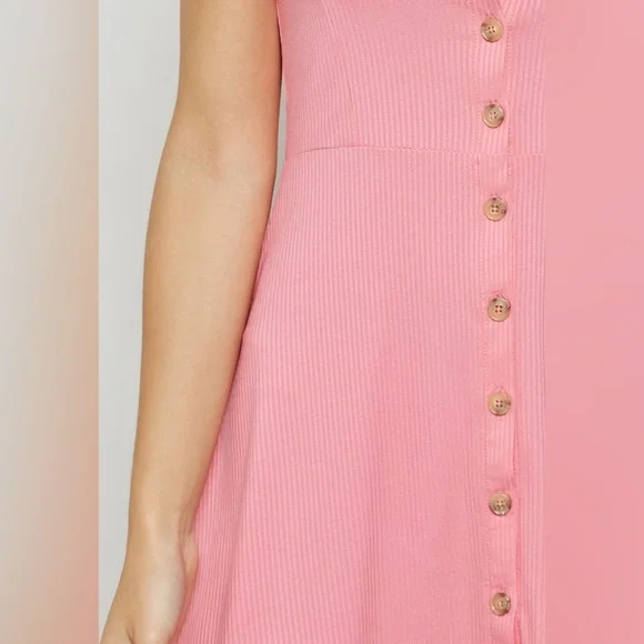 🆕• TOPSHOP • tie shoulder ribbed mini dress - Picture 4 of 8